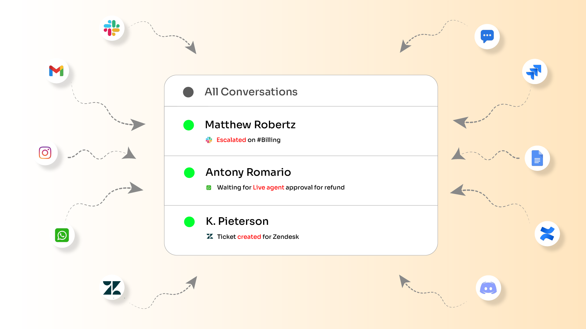Centralize conversations with ease